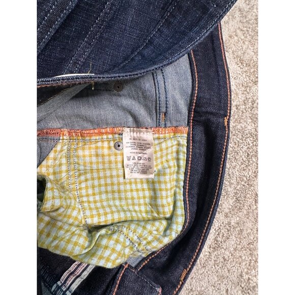 Pilcro & The Letterpress Mid-Rise Skinny Fit Denim Jeans Size 30 Dark Wash - Picture 7 of 7